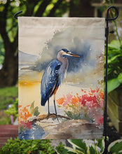 Load image into Gallery viewer, Blue Heron Garden Flag – Outdoor Decorative Yard Flag