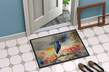 Load image into Gallery viewer, Blue Heron Doormat - Large 24x36 – Indoor/Outdoor Floor Mat with Artistic Flair