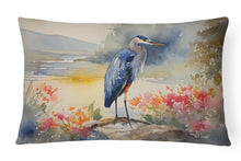Load image into Gallery viewer, Blue Heron Throw Pillow