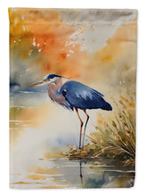 Load image into Gallery viewer, Blue Heron House Flag