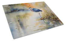Load image into Gallery viewer, Blue Heron Glass Cutting Boards – Durable, Decorative Kitchen Art Large