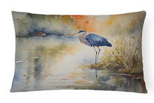 Load image into Gallery viewer, Blue Heron Throw Pillow