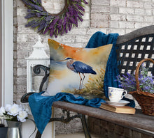 Load image into Gallery viewer, Blue Heron Throw Pillow