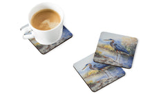 Load image into Gallery viewer, Blue Heron Coasters - Set of 4 Lightweight Foam, Absorbent Drink Coasters