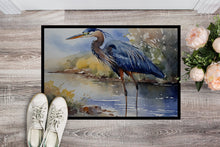 Load image into Gallery viewer, Blue Heron Doormat - Large 24x36 – Indoor/Outdoor Floor Mat with Artistic Flair
