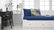 Load image into Gallery viewer, Blue Heron Standard Pillowcase – Artistic Decorative Front, White Back