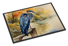 Load image into Gallery viewer, Blue Heron Doormat - Large 24x36 – Indoor/Outdoor Floor Mat with Artistic Flair