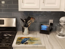 Load image into Gallery viewer, Blue Heron Glass Cutting Boards – Durable, Decorative Kitchen Art Large