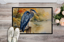 Load image into Gallery viewer, Blue Heron Doormat - 18X27 Indoor / Outdoor Rug | Made in USA