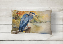 Load image into Gallery viewer, Blue Heron Throw Pillow