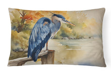 Load image into Gallery viewer, Blue Heron Throw Pillow