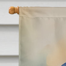 Load image into Gallery viewer, Blue Heron House Flag