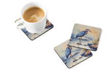 Load image into Gallery viewer, Blue Heron Coasters - Set of 4 Lightweight Foam, Absorbent Drink Coasters