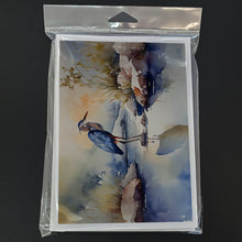 Load image into Gallery viewer, Blue Heron Greeting Cards - Blank Note Cards – 8-Pack of Artist-Designed Cards with Envelopes