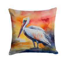 Load image into Gallery viewer, Pelican Throw Pillow - 14x14 Decorative Pillow – Art for Your Home &amp; Patio