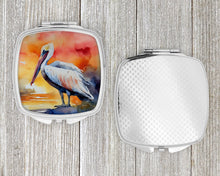 Load image into Gallery viewer, Pelican Compact Mirror – Stylish Purse Mirror with Artistic Covers