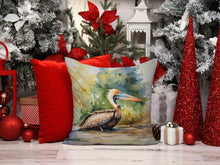 Load image into Gallery viewer, Pelican Throw Pillow - 14x14 Decorative Pillow – Art for Your Home &amp; Patio