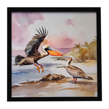 Load image into Gallery viewer, Pelican Framed Metal Print