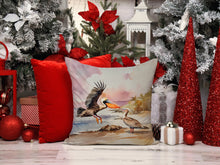 Load image into Gallery viewer, Pelican Throw Pillow - 14x14 Decorative Pillow – Art for Your Home &amp; Patio