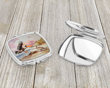Load image into Gallery viewer, Pelican Compact Mirror – Stylish Purse Mirror with Artistic Covers
