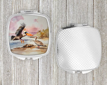Load image into Gallery viewer, Pelican Compact Mirror – Stylish Purse Mirror with Artistic Covers