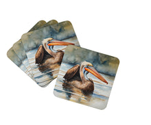 Load image into Gallery viewer, Pelican Coasters - Set of 4 Lightweight Foam, Absorbent Drink Coasters