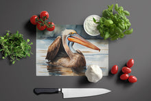 Load image into Gallery viewer, Pelican Glass Cutting Boards – Durable, Decorative Kitchen Art Large