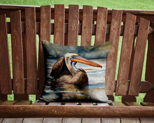 Load image into Gallery viewer, Pelican Throw Pillow - 14x14 Decorative Pillow – Art for Your Home &amp; Patio