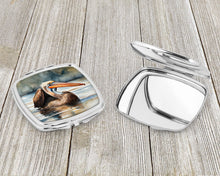 Load image into Gallery viewer, Pelican Compact Mirror – Stylish Purse Mirror with Artistic Covers