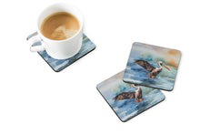 Load image into Gallery viewer, Pelican Coasters - Set of 4 Lightweight Foam, Absorbent Drink Coasters