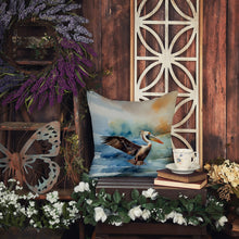 Load image into Gallery viewer, Pelican Throw Pillow