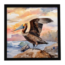 Load image into Gallery viewer, Pelican Framed Metal Print