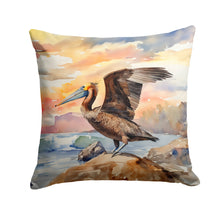 Load image into Gallery viewer, Pelican Throw Pillow - 14x14 Decorative Pillow – Art for Your Home &amp; Patio