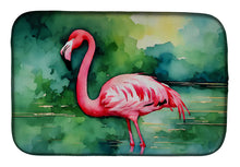 Load image into Gallery viewer, Flamingo Dish Drying Mat