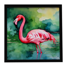 Load image into Gallery viewer, Flamingo Framed Metal Print