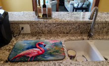 Load image into Gallery viewer, Flamingo Dish Drying Mat