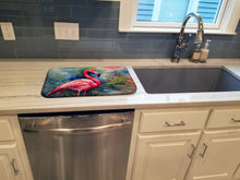 Load image into Gallery viewer, Flamingo Dish Drying Mat