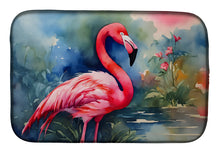 Load image into Gallery viewer, Flamingo Dish Drying Mat