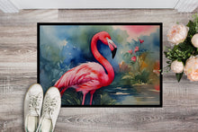 Load image into Gallery viewer, Flamingo Doormat - Large 24x36 – Indoor/Outdoor Floor Mat with Artistic Flair