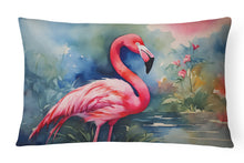 Load image into Gallery viewer, Flamingo Throw Pillow