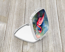 Load image into Gallery viewer, Flamingo Compact Mirror – Stylish Purse Mirror with Artistic Covers
