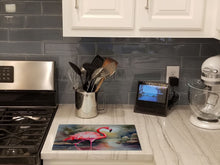 Load image into Gallery viewer, Flamingo Glass Cutting Boards – Durable, Decorative Kitchen Art Large