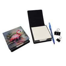 Load image into Gallery viewer, Flamingo PU Leather Note Paper Holder