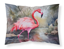 Load image into Gallery viewer, Flamingo Standard Pillowcase – Artistic Decorative Front, White Back