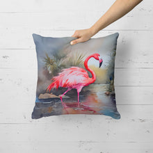 Load image into Gallery viewer, Flamingo Throw Pillow