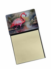 Load image into Gallery viewer, Flamingo Sticky Note Holder- Refiilable Desk Accessory Note Pad