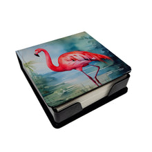 Load image into Gallery viewer, Flamingo PU Leather Note Paper Holder