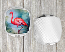 Load image into Gallery viewer, Flamingo Compact Mirror – Stylish Purse Mirror with Artistic Covers