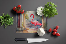 Load image into Gallery viewer, Flamingo Glass Cutting Boards – Durable, Decorative Kitchen Art Large