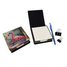 Load image into Gallery viewer, Flamingo PU Leather Note Paper Holder